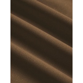 Men'S Stylish Lion Graphic T-Shirt - Brown with Golden Accent Design, Casual Summer Wear, Lightweight Polyester Fabric, Round Neck, Machine Washable, Casual Summer Top|Round Neck Shirt|Polyester Fabric