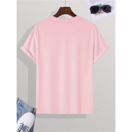 Men's Casual Short Sleeve T-Shirt with 