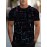 Men's Futuristic Circuit Board Graphic T-Shirt - Sporty Tech-Inspired Design, Vibrant Neon Geometric Print, Breathable Summer Tee, Machine Washable Regular Fit Round Neck, Techthemed Apparel, Comfortable Wear