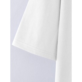 Men'S Summer Casual T-Shirt with Dark Art Eye & Hand Print, Lightweight Polyester, Quick-Dry & Machine Washable, Loose Fit for Outdoor Sports & Social Gatherings, Streetwear Style, Round Neck, Breathable Fabric