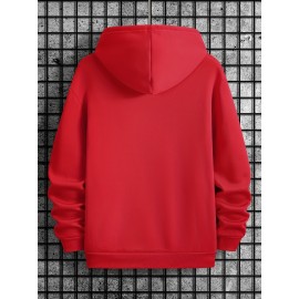 Men's Jesus The Way Truth Life John 14:6 Scripture Hoodie - Brown with Bold Yellow Lettering, Casual Pullover Hooded Sweatshirt, Regular Fit Autumn Winter Comfortable Religious Apparel