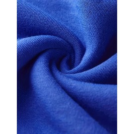 Men's Hooded Sweatshirt - Cold-Resistant Athletic Pullover Hoodie with Front Pocket, Royal Blue Gym Jacket for Running, Hiking, Casual Outfits - Machine Washable Polyester Hoodie for Men, Gym Hoodie